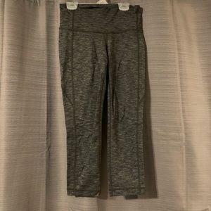 Athleta Grey Cropped Legging